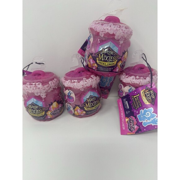Magic Mixies Mixlings Series Collector's Cauldron The Crystal Woods LOT OF 4 NEW - Picture 1 of 7